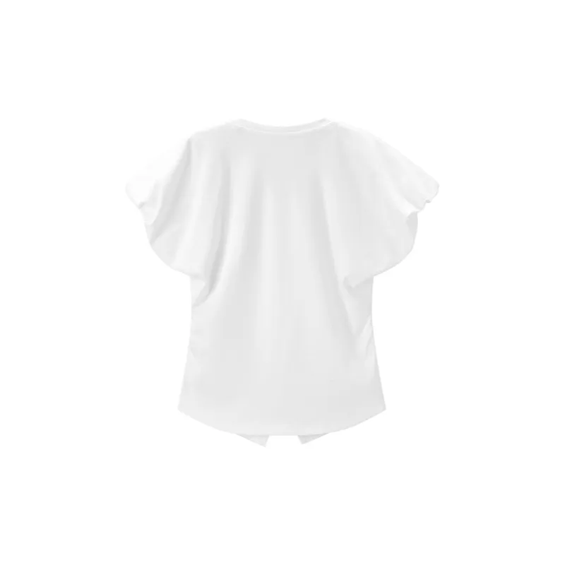 PEACEBIRD Puff Sleeve T Shirt Women's-1
