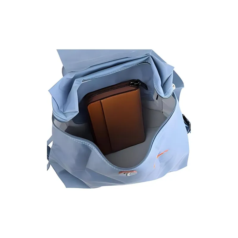 LONGCHAMP Le Pliage Nylon Backpack Large Size Women's Sky Blue-5