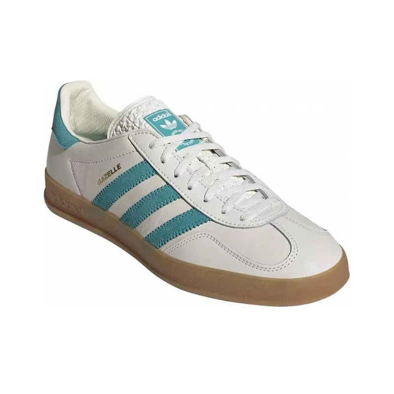 Adidas Gazelle Indoor Turqoise Chalk White-2