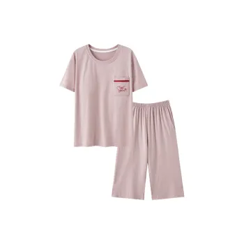 JinShaLa Pajama Set Women's Lotus Color