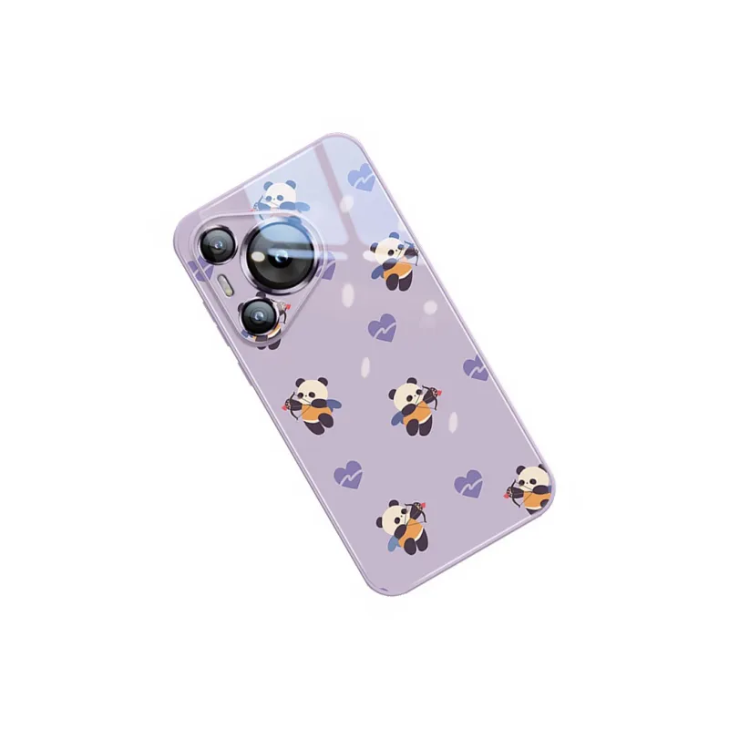 Sen Dog Glass Material Cute Advanced Sensing Phone Cases Compatible With HUAWEI Pura70/70Pro/70Pro+/70ULTRA-1