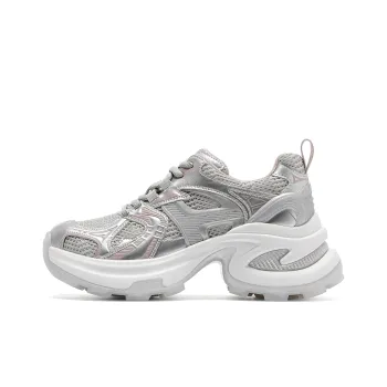C°BANNER Low Top Chunky Sneakers Women's Silver Pink