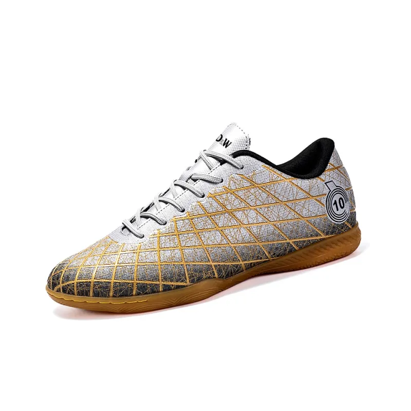 D&W TF Turf Artificial Ground Anti Slip Wear Resistant Soccer Shoes Unisex-9