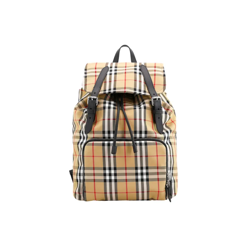Burberry Fabric Backpack Women's Yellow-1