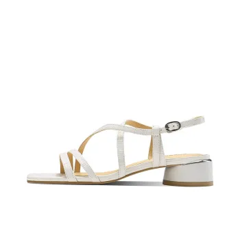 BOSSSUNWEN One Strap Sandals 3.5cm Women's Ecru