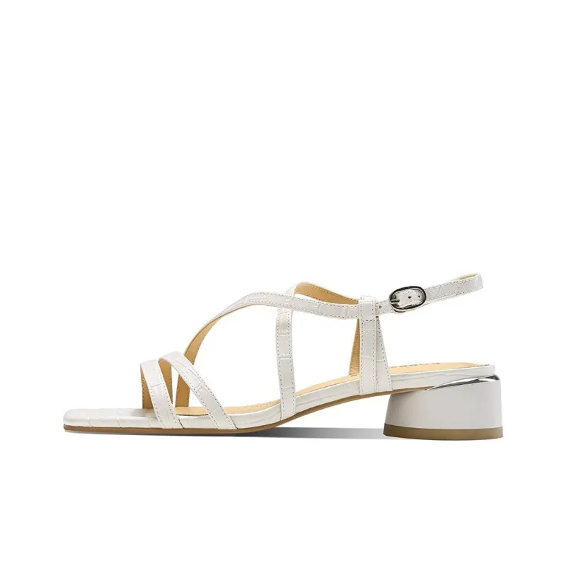 BOSSSUNWEN One Strap Sandals 3.5cm Women's Ecru-0