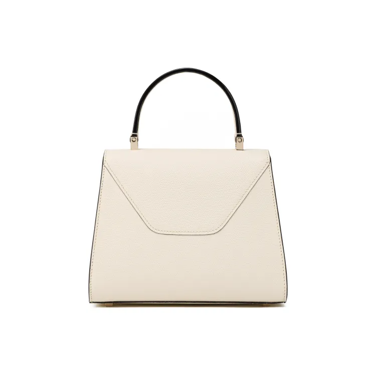 Valextra Calfskin Handbag, Shoulder Bag, Crossbody Bag Mini Women's White-5