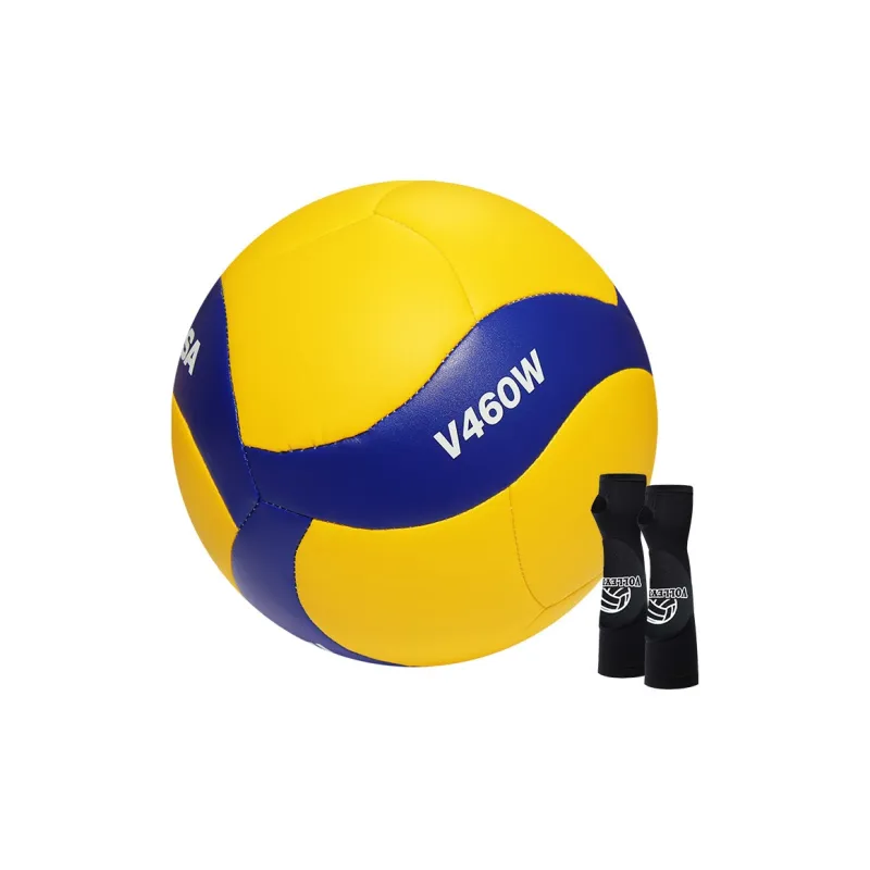 MIKASA TPU Ball Size 4 Volleyball Unisex Yellow Blue-5