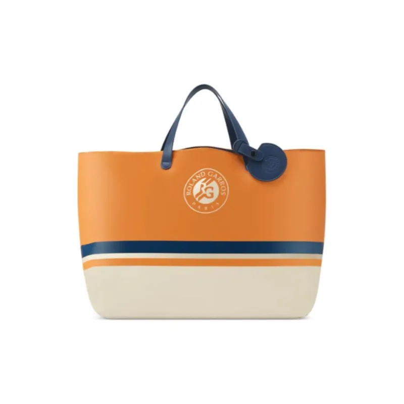 DELSEY PVC With Leather Handbag Unisex Orange-5