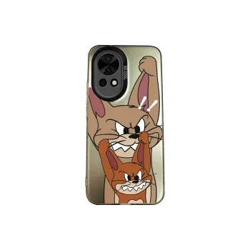 A Tidal Wave Matte Material Angry Jerry Phone Cases Compatibility Oppoa97/a96/a72/a58/a57/a55/a32/A5/A3/A2/A2pro