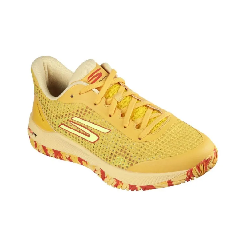 Skechers Viper Court Pro Anti Slip And Wear Resistant Breathable Low Top Training Shoes Men's Orange-2