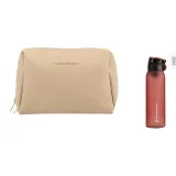 Tubas Beige Apricot+Fashion Sports Water Bottle Red