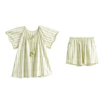 XUANZHITING Pajama Set Women's Light Green
