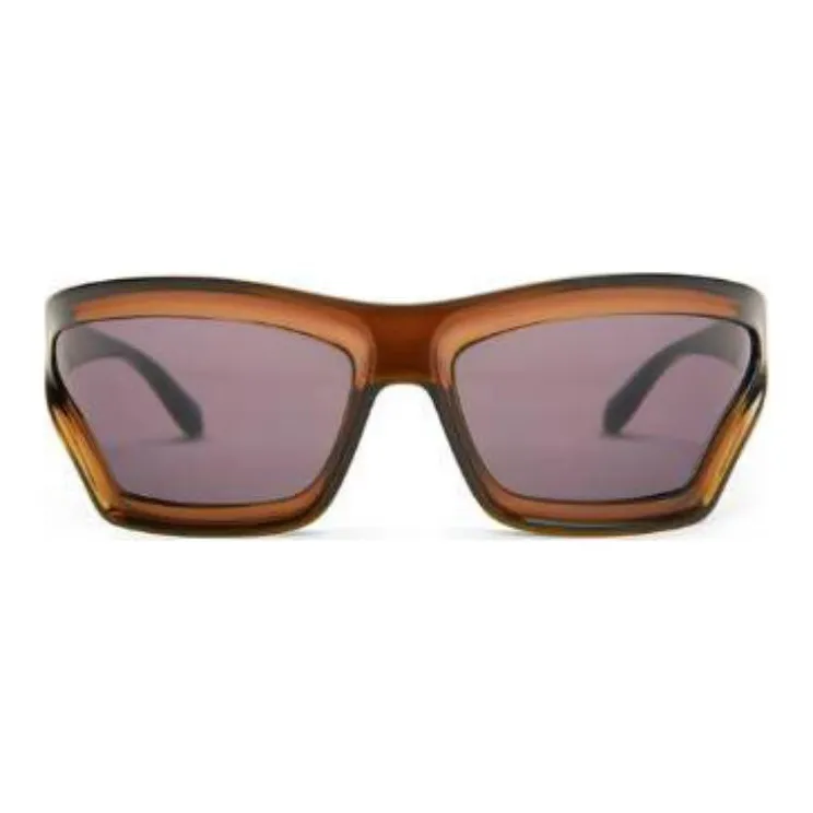 LOEWE Irregular Shape Sunglasses Women's Brown-1