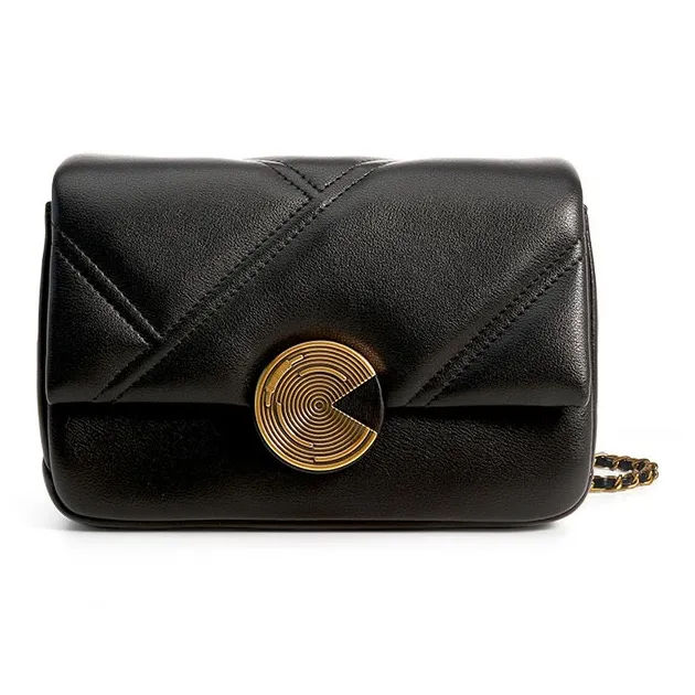H YXIANG Cow Leather Shoulder Bag, Crossbody Bag Regular Women's Beige/Black/Yellow-3