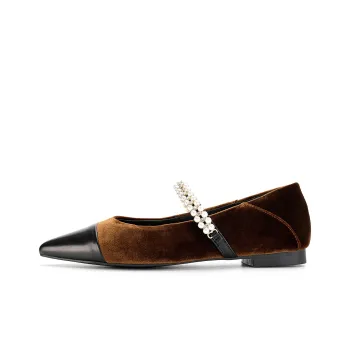 EBLAN Casual Single Shoes Women's Black Brown