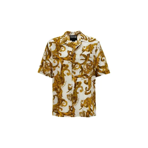 VERSACE JEANS COUTURE Shirts Men Yellow