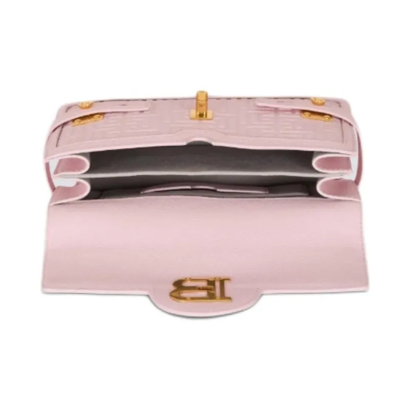 BALMAIN B-Buzz 24 Monogram Shoulder Bag-3