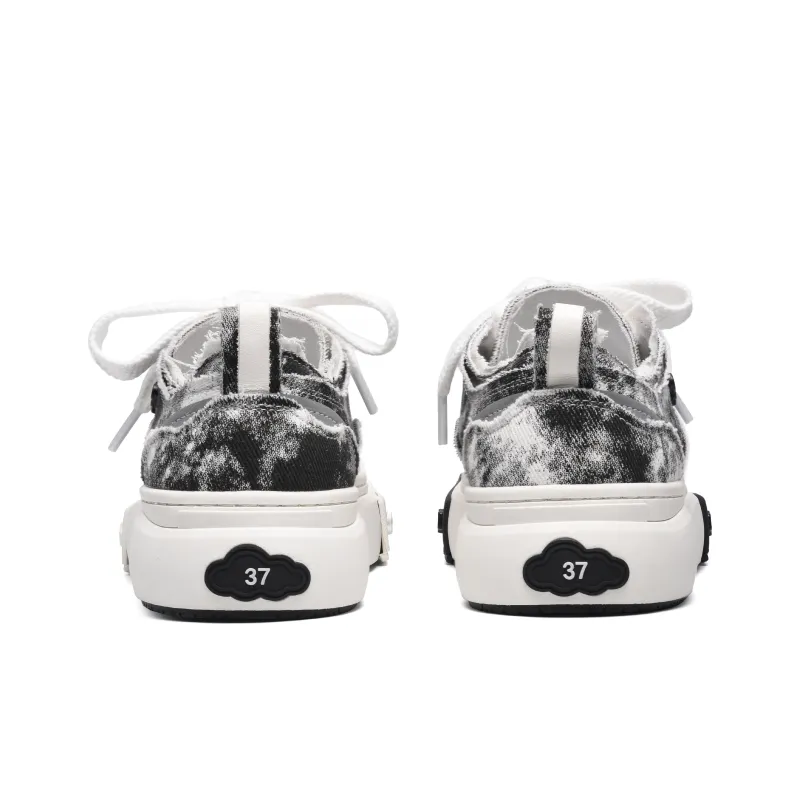 UNNAMED FORCES Skateboard Shoes Unisex Low Top White-4