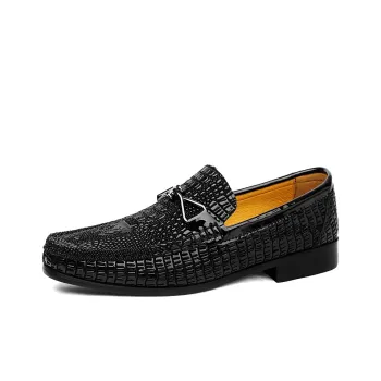 Abango Dress Shoes Unisex Low Top Black/Red