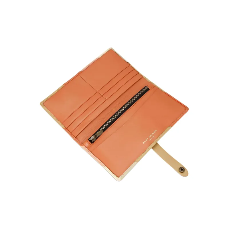 Kurt Geiger London Leather Bonded Lambskin Wallet Women's Multicolor-3