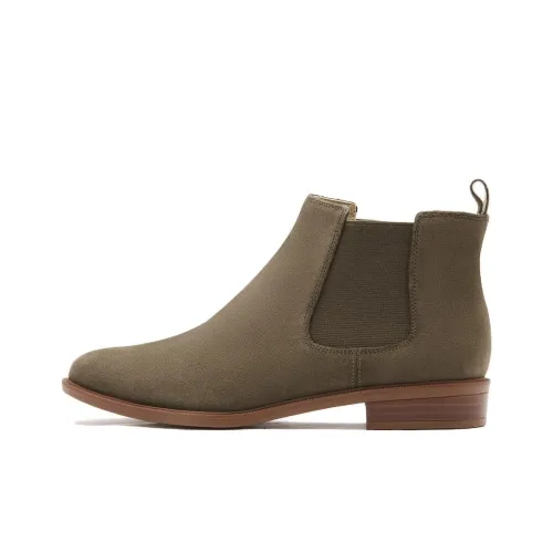 Clarks Chelsea Boots Women's Green