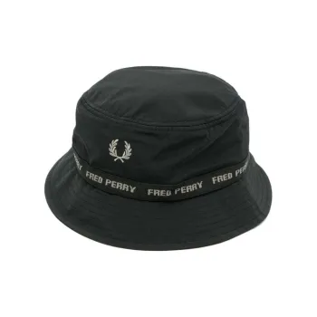 FRED PERRY Cotton Bucket Hats Men's Black