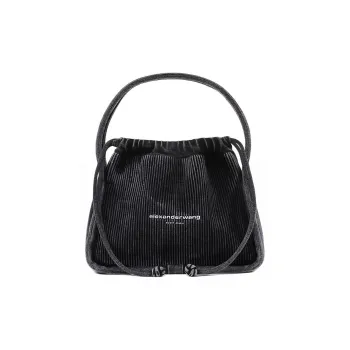 Alexander Wang Cotton With Nylon Handbag Small Size Women's Gray