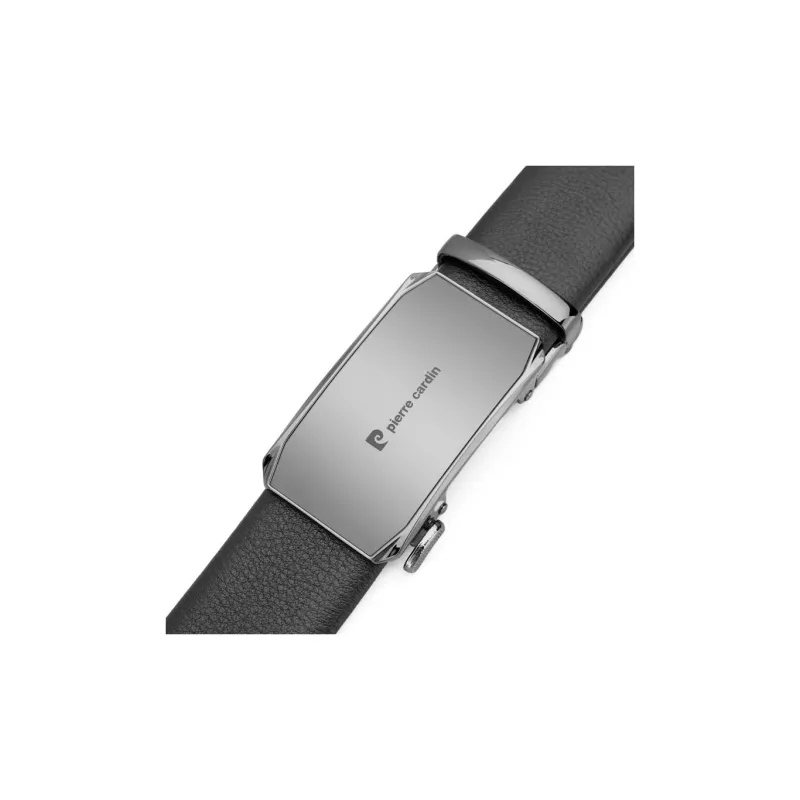 PIERRE CARDIN Genuine Cow Leather Automatic Buckle Father, Dad, And Father in Law Box Men's Width 3.5CM-24