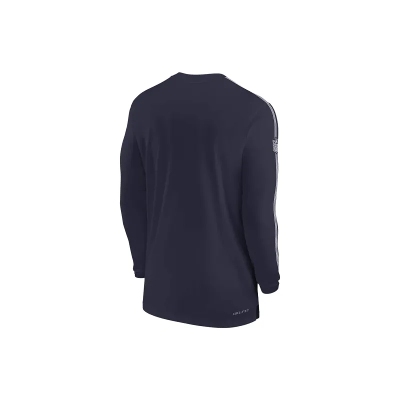 Nike Dallas Cowboys Sideline Coach Men's Nike Dri FIT Nfl Long Sleeve Top-1