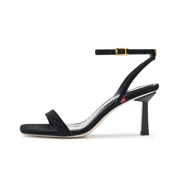 Staccato Vivian Viviann One Strap Sandals 7.5cm Women's Elegant Black