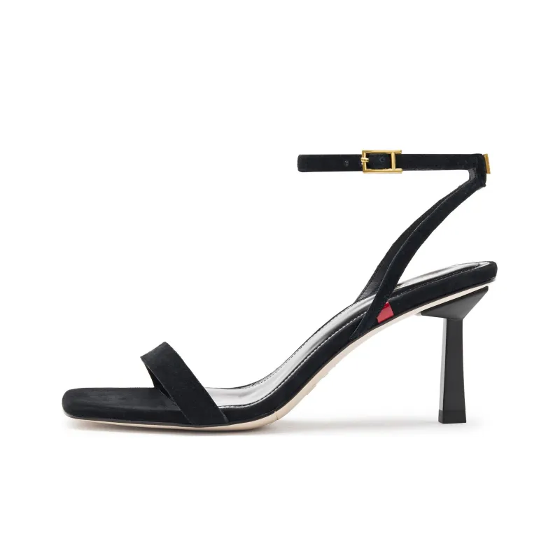 Staccato Vivian Viviann One Strap Sandals 7.5cm Women's Elegant Black-0