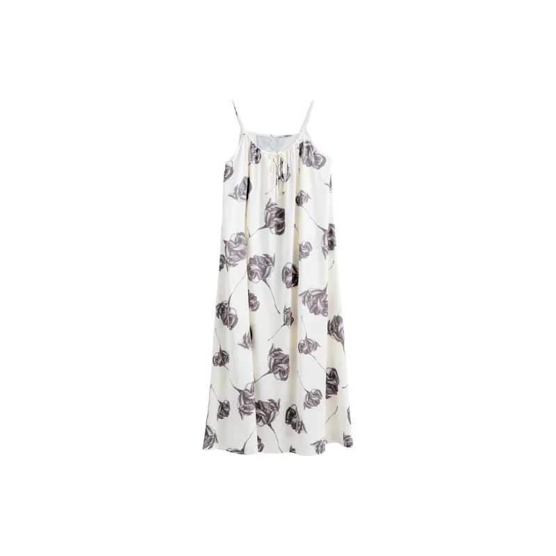 XUANZHITING Nightgown Women's Apricot-0
