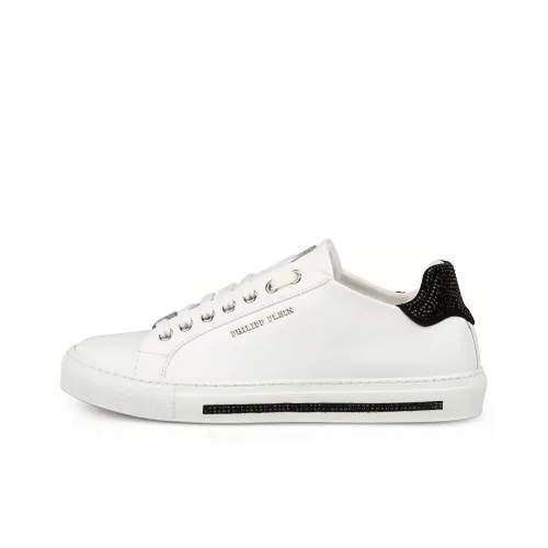 PHILIPP PLEIN Skateboard Shoes Women's Low-Top White