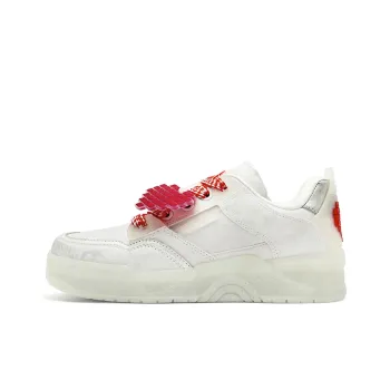 Dickies Low Top Skateboard Shoes Unisex White Crystal