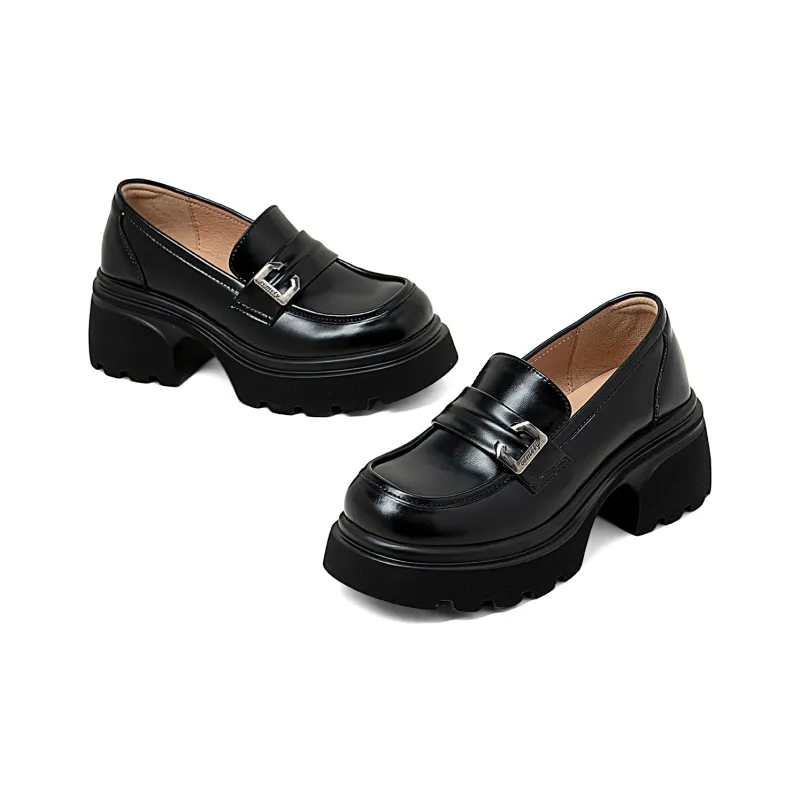 COMELY Loafers Women's Black/Ecru-7
