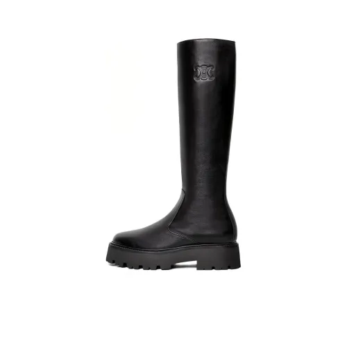 CELINE Knee-high Boots Women's Black