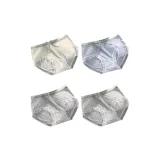 M1078-G Set-Refreshing Bare Feel-Yellow+Blue+Silver White+Silver White (4 Pack)
