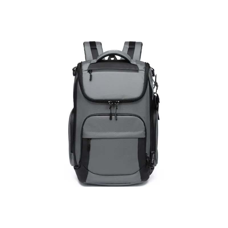 OZUKO Oxford Backpack Laptop Bag Travel Bag Unisex Black Blue Gray Pink-2
