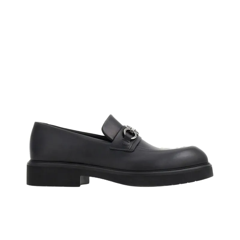 Ferragamo Loafers Men Black-1
