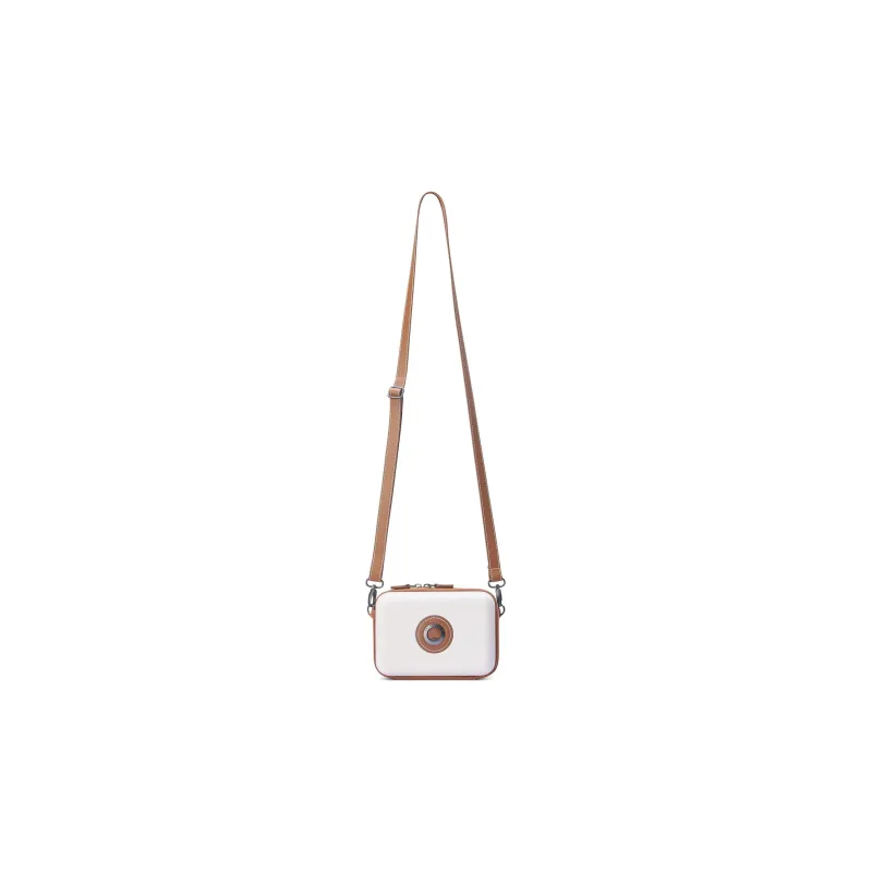 DELSEY Polycarbonate Shoulder Bag Crossbody Bag Women's White-1