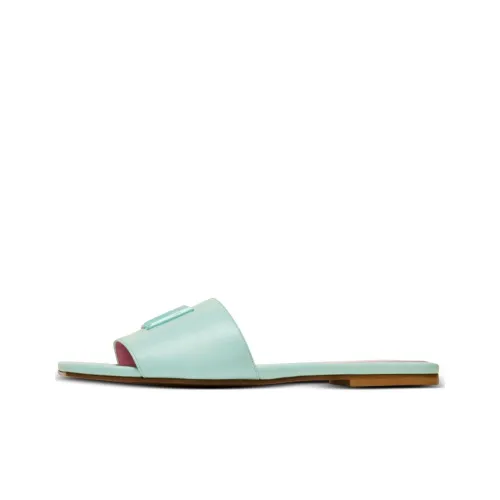 BALMAIN Dafne Leather Slides Women's