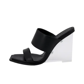 Alexander McQueen Shard Slip-On Wedge Sandals Women's