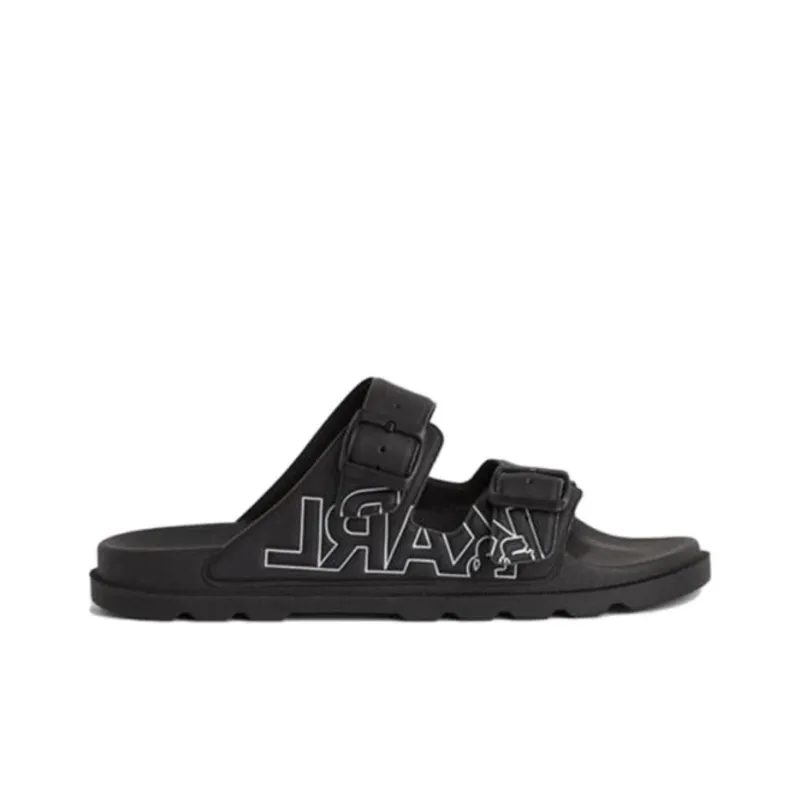 KARL LAGERFELD Slide Slippers Men's Black-1