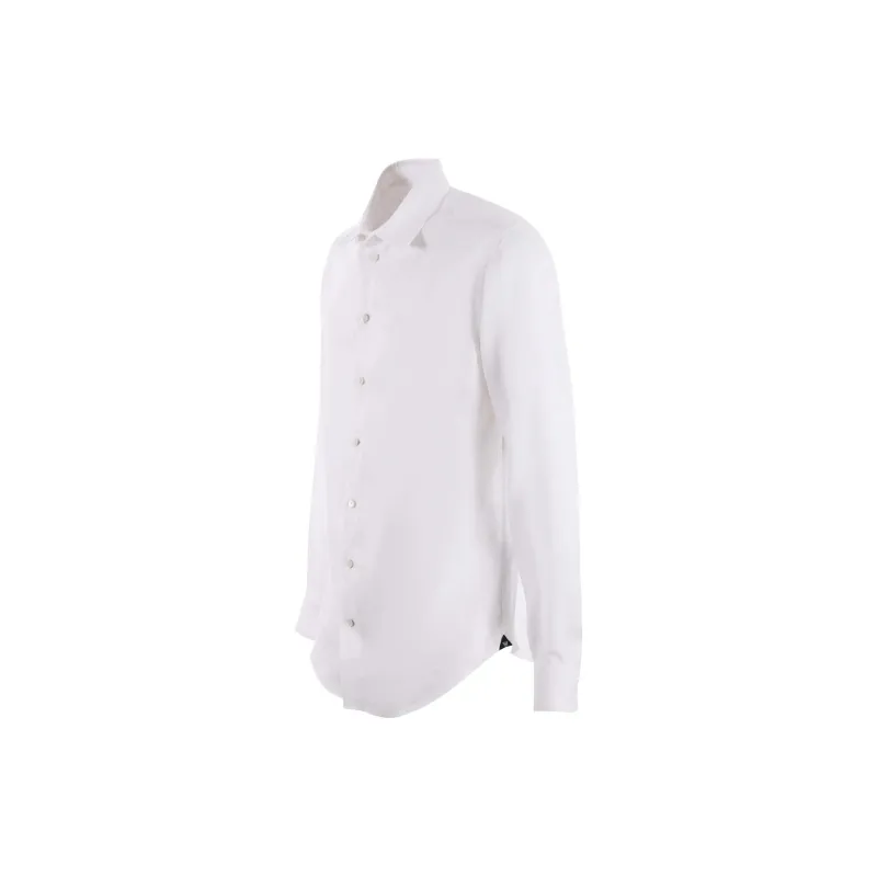 EMPORIO ARMANI Guru Collar Chambray Shirt-2