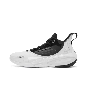 QIAODAN Venom Fang PRO 3.0 Basketball Shoes Men Mid Top Jordan White Black