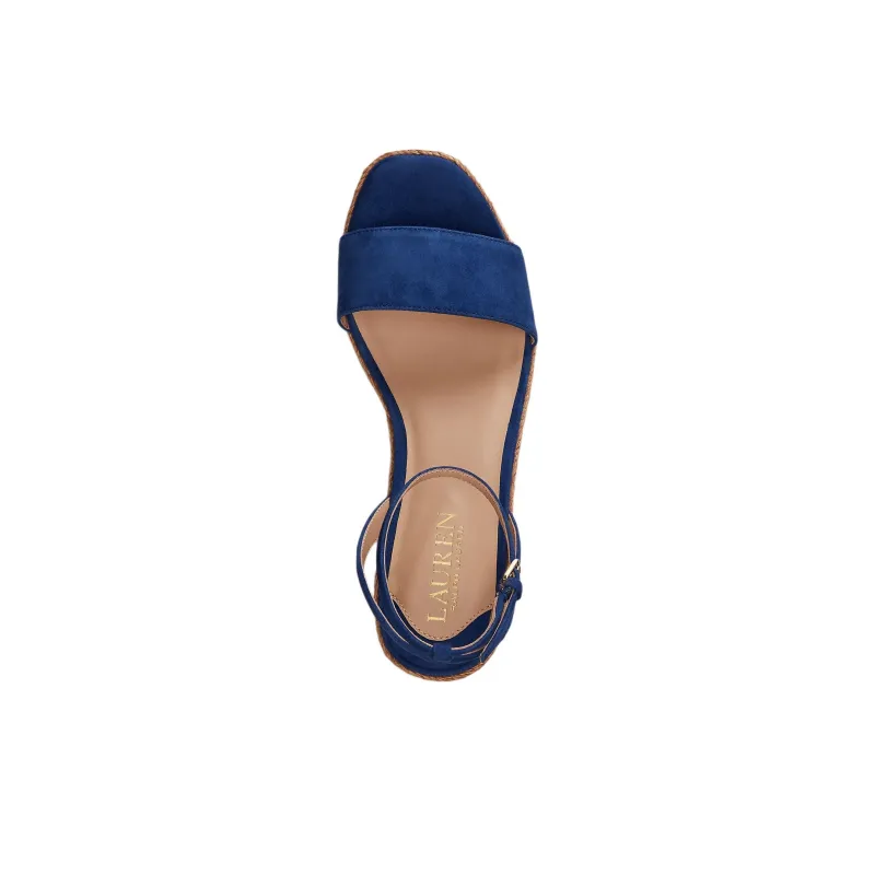 LAUREN RALPH LAUREN Leona Strap Sandals 3.5cm Women's Indigo-5