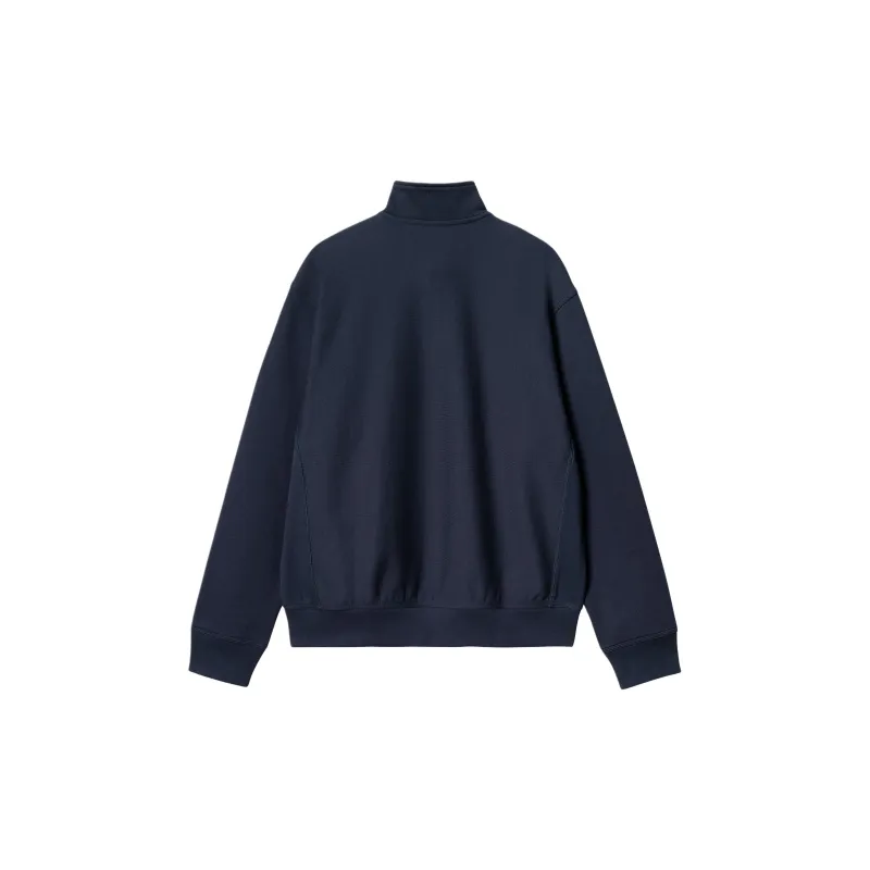 Carhartt WIP Half Zip American Script Crew Sweatshirt-1