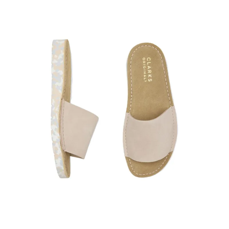 Clarks EVA Slide Slippers Women's Light Pink-3