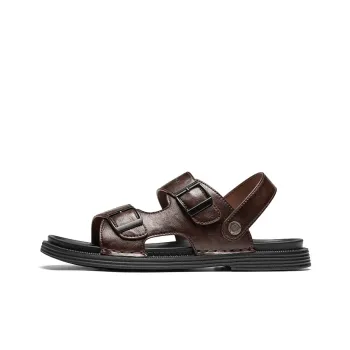 G.N.SHIJIA Beach Sandals Men Black/Brown